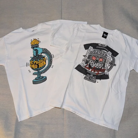 Vintage Stussy New York T Shirt mens S - Picture 5 of 7